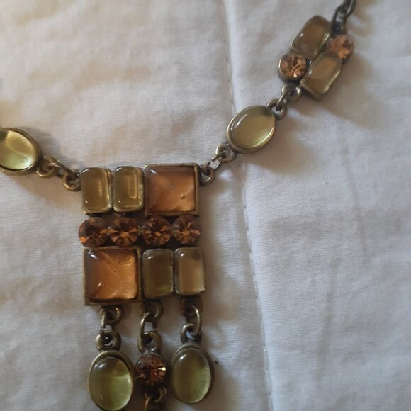 JS Necklace and Earring Set - Picture 4 of 5